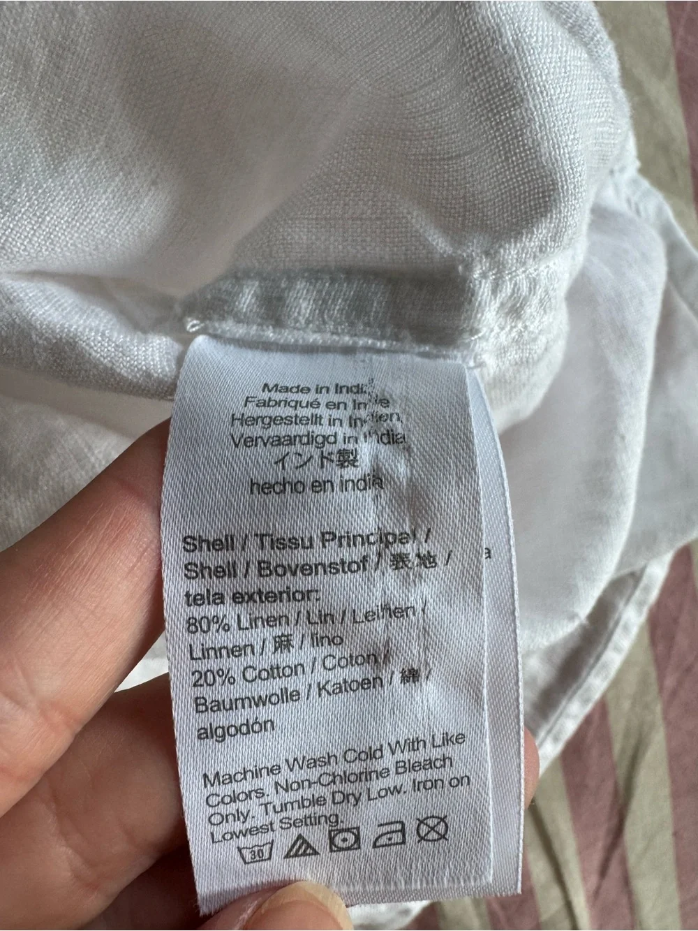 J. Crew lightweight white